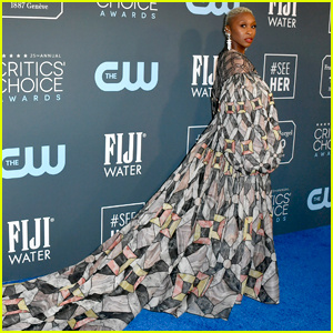 Cynthia Erivo stordisce in abito geometrico ai Critics' Choice Awards 2020 | 2020 Critics' Choice Awards, Critics' Choice Awards, Cynthia Erivo
