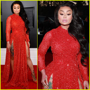 Blac Chyna Mukhang Maliwanag sa Pula sa Grammys Red Carpet | 2020 Grammys, Blac Chyna, Grammys