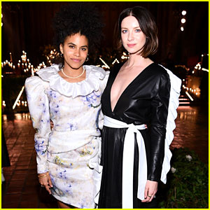 Caitriona Balfe & Zazie Beetz går fra Oscar-uddelingen til NYFW! | 2020 New York Fashion Week februar, Beanie Feldstein, Caitriona Balfe, Zazie Beetz
