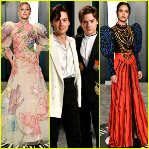 স্প্রাউস যমজ যোগদান'Riverdale' Cast at Vanity Fair Oscar Party 2020!