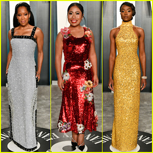 Regina King, Yalitza Aparicio ja KiKi Layne Sparkle Vanity Fair Oscar Party 2020 -tapahtumassa! | 2020 Oscar-juhlat, KiKi Layne, Regina King, Yalitza Aparicio
