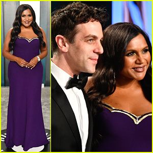 Mindy Kaling i BJ Novak wychodzą na oskarowe przyjęcie Vanity Fair | Imprezy Oskarowe 2020, BJ Novak, Mindy Kaling
