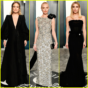 Olivia Wilde는 그녀의 Vanity Fair Oscar Party 복장의 재미있는 장단점을 밝힙니다! | 2020 오스카 파티, 오브리 플라자, 엠마 로버츠, 그레이스 검머, 케이트 보스워스, 마미 검머, 마이클 폴란드어, 올리비아 와일드, 소피아 부텔라