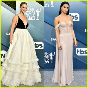Lili Reinhart และ Camila Mendes ดาราจาก 'Riverdale' ก้าวออกจากงาน SAG Awards 2020 | รางวัล SAG ปี 2020, Camila Mendes, Lili Reinhart, รางวัล SAG, Storm Reid