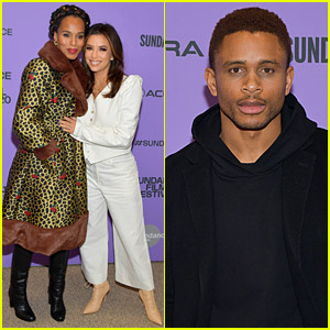  Kerija Vašingtona atbalsta vīru Nnamdi Asomugha un Evu Longoriju plkst'Sylvie's Love' Sundance Premiere!