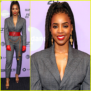 Kelly Rowland Rocks Mănuși Roșii Pentru'Bad Hair' Premiere at Sundance Film Festival 2020