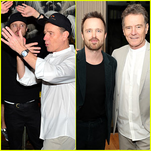 В обувките на Сатаната's Bryan Cranston & Aaron Paul Reunite on Super Bowl Weekend to Bartend for Fans!