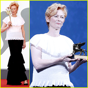 ทิลดา สวินตัน กล่าว'Wakanda Forever' While Accepting Award at Venice Film Festival 2020