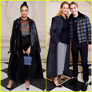 Tessa Thompson, Uma Thurman og flere deltager i Diors Paris Show | Adele Exarchopoulos, Alexa Chung, Camille Rowe, Christine and the Queens, Fashion, Haley Bennett, Kat Graham, Kristin Scott Thomas, Levon Hawke, Monica Bellucci, Natalia Vodianova, Sigourney Weaver, Tessa Thompson, Uma Thurman