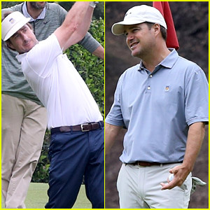 Luke Wilson & Chris O'Donnell speelden golf met twee sportlegendes! | Al Michaels, Chris O'Donnell, Luke Wilson, Pete Sampras