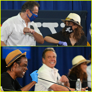 Guverner Andrew Cuomo dovodi Chrisa Rocka i Rosie Perez na svoju tiskovnu konferenciju za promicanje maski i testova | andrew cuomo, Chris Rock, Rosie Perez