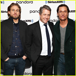 マシュー・マコノヒーが参加'The Gentlemen' Co-Stars Charlie Hunnam & Hugh Grant for Day of Press!