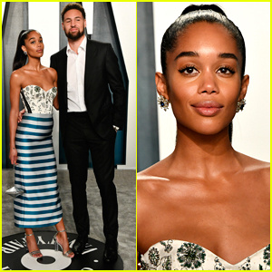 Laura Harrier a priateľ Klay Thompson sa na večierku odovzdávania Oscarov 2020 zriedkavo objavili!