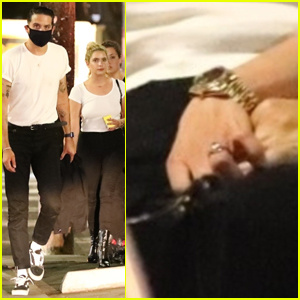 Ashley Benson usa anel de diamante em meio a rumores de noivado de G-Eazy | Ashley Benson, G-Eazy