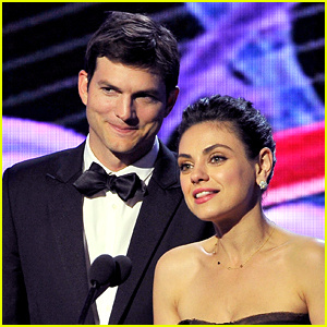 Ashton Kutcher sender sjældne billeder af sine 2 børn med Mila Kunis for at takke frontlinjearbejdere