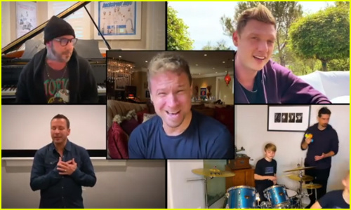 Els Backstreet Boys interpreten 'I Want It That Way' al concert d'Elton John a la sala d'estar: mireu! | Backstreet Boys, Elton John, vídeo