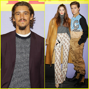 Brenton Thwaites dołącza do Barbary Palvin i Dylana Sprouse na pokazie Prada w Mediolanie!