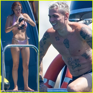 Bella Thorne indossa un bikini rosa in vacanza con il fidanzato Benjamin Mascolo a Cabo!