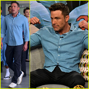 Ben Affleck fléchit ses muscles pour une apparition à la télévision et rend visite à des écoliers à Miami | Ben Affleck, Brandon Wilson, Charles Lott Jr., Melvin Gregg, Will Ropp