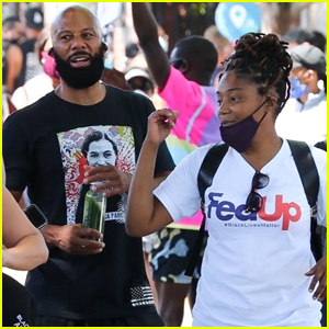 Tiffany Haddish & Common March in Black Lives Matter Protest
