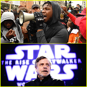 Vojna zvezd in Mark Hamill podpirata Johna Boyego po tem, ko je imel strasten protestni govor | Črna življenja so pomembna, John Boyega, Mark Hamill, Vojna zvezd