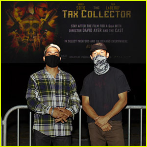 샤이아 라보프, 드라이브인 상영회 참석'The Tax Collector' with Co-Star Bobby Soto!