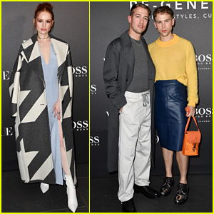 Madelaine Petsch ร่วมงานกับ Tommy Dorfman & Cameron Dallas สำหรับ Boss & Vogue Italia Party ในมิลาน | คาเมรอน ดัลลาส, คาโร เดาร์, ซินดี้ บรูน่า, คีธ พาวเวอร์ส, แมดเลน เพทช์, มีอา โมเร็ตติ, ปีเตอร์ เซอร์คูเลน, ทอมมี่ ดอร์ฟแมน