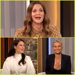 Cameron Diaz käytännössä yhdistyy Drew Barrymoren ja Lucy Liun kanssa's Talk Show!