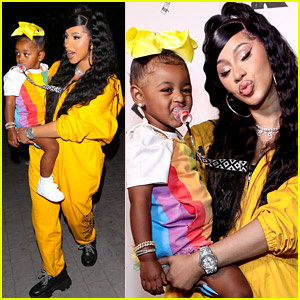 Η Cardi B περπατά στο κόκκινο χαλί με την Daughter Kulture σε ένα πάρτι ακρόασης άλμπουμ | Cardi B, Celebrity Babies, Kulture Cephus, Offset, Teyana Taylor
