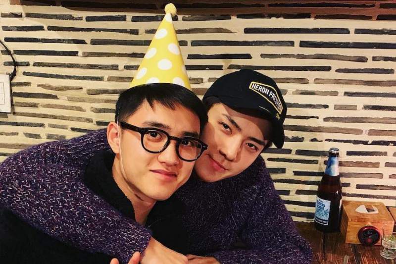EXO nariai ir „Swing Kids“ bendražygis sveikina D.O. Jo gimtadienio proga per Instagram