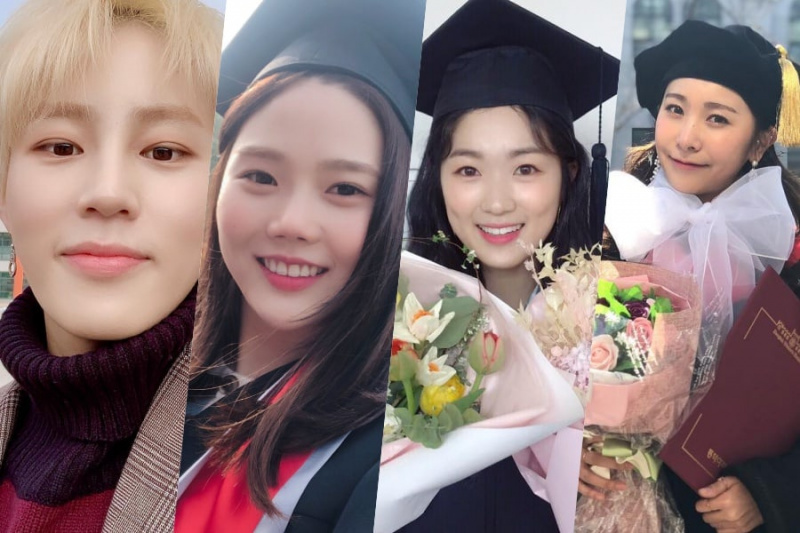 Les stars célèbrent leur diplôme universitaire