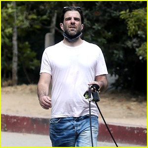Zachary Quinto gre na rojstnodnevni pohod s svojimi psi
