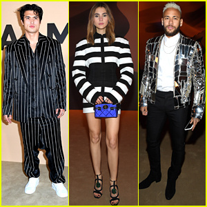 Charles Melton bước ra buổi trình diễn thời trang Balmain sau khi ‘Bad Boys’ ra mắt | Charles Melton, Jaz Sinclair, Neymar, Ross Lynch, Suki Waterhouse