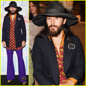 Jared Leto poartă o ținută colorată la prezentarea de modă Gucci din Milano! | Chella Man, Jared Leto, Kelvin Harrison Jr., Mark Ronson, Tyler the Creator