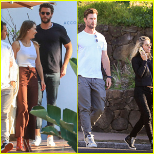 Liam Hemsworth đưa bạn gái Gabriella Brooks đến bữa trưa gia đình