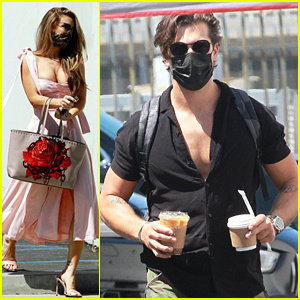 Η Chrisell Stause εντοπίστηκε στο'DWTS' Studio with Dancer Gleb Savchenko!