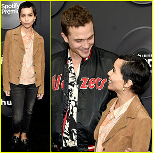 Ζόι Κράβιτς's Husband Karl Glusman Supports Her at 'High Fidelity' Premiere!