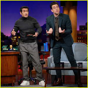 Kumail Nanjiani & Dan Levy boykottieren James Corden in der „Late Late Show“, bis er die 10.000-Dollar-Wette beglichen hat! | Dan Levy, James Corden, Kumail Nanjiani