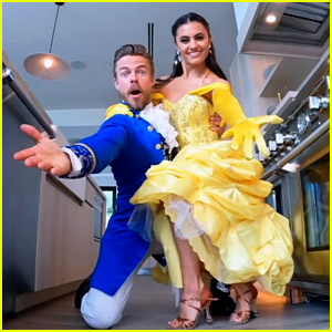 Смотрите выступление Дерека Хафа и Хейли Эрберт'Be Our Guest' (in Full Costume) for Disney Special!