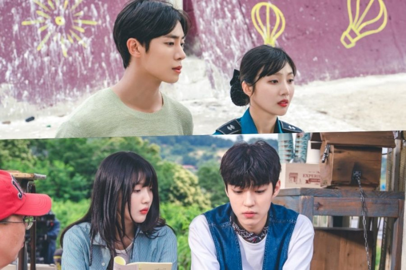 „Red Velvet's Joy“, Chu Young Woo ir Baek Sung Chul yra žaismingi ir aistringi filmuodami „Once Upon a Small Town“