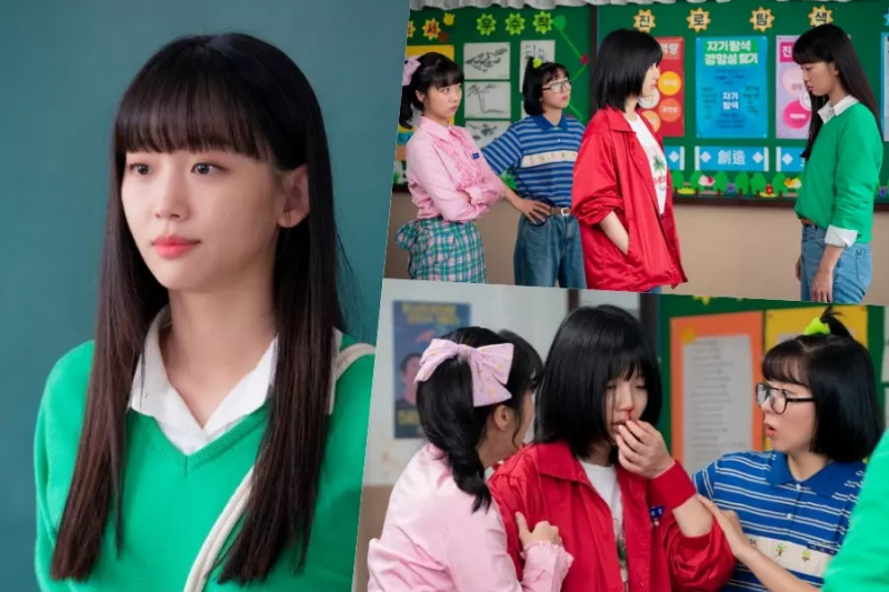 Jin Ki Joo verdedigt haar moeder tegen haar pestkoppen op school in 'My Perfect Stranger'