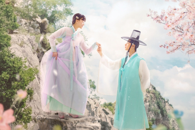 O relacionamento predestinado de Park Gyu Young e Cha Eun Woo continua de suas vidas passadas no pôster “Um bom dia para ser um cachorro”