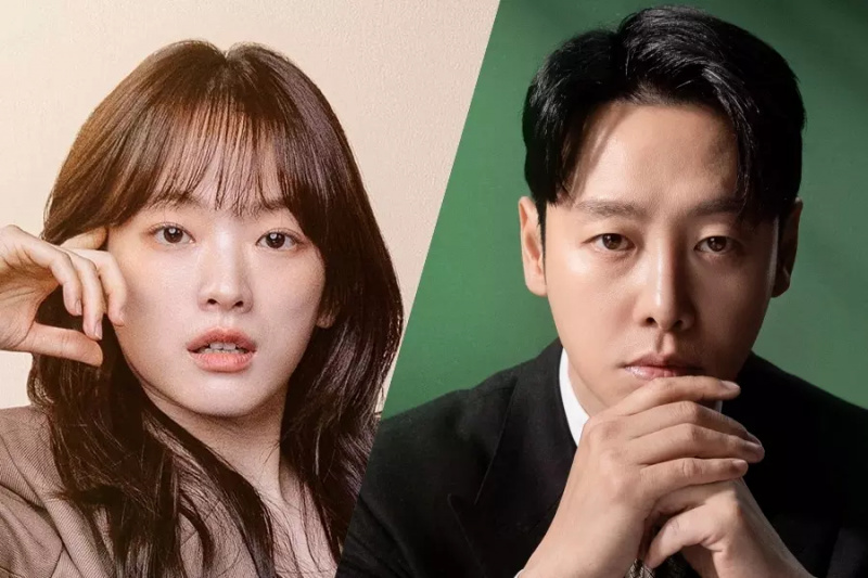 천우희와 김동욱은 '유쾌하게기만적' 포스터에서 범죄의 파트너일 가능성이 희박하다