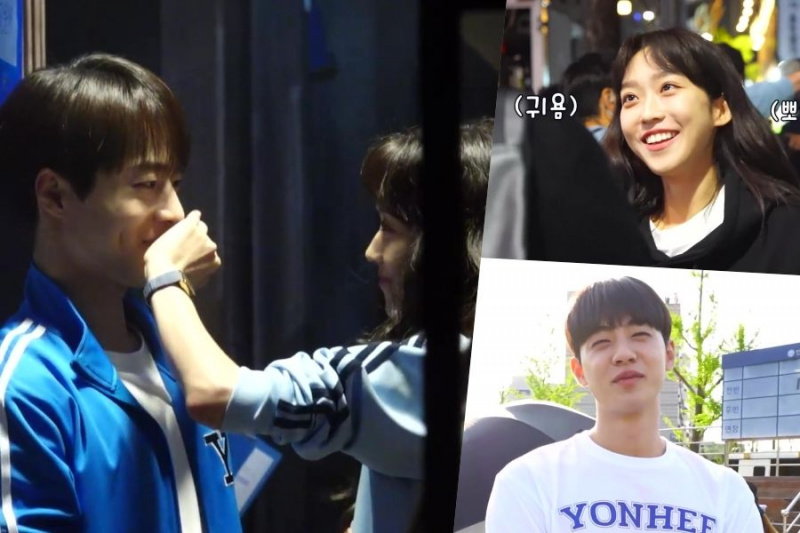 Sledujte: Han Ji Hyun, Bae In Hyuk a další Udržujte se navzájem nabití energií v zákulisí „Cheer Up“