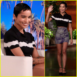 Zoe Kravitz tvrdě trénuje na roli Catwoman v „The Batman“ – Sledujte! | Ellen DeGeneres, The Batman, Video, Zoe Kravitz