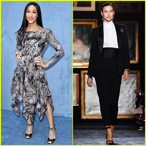 Mj Rodriguez Kellot Irina Shayk sulkee Etro-muotinäytöksen! | Elsa Hosk, Halima Aden, Irina Shayk, MJ Rodriguez, Romee Strijd