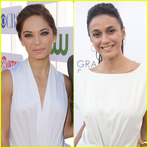 Kristin Kreuk Dishes na Emmanuelle Chriqui hrá Lanu Lang v televíznom seriáli „Superman & Lois“ | Emmanuelle Chirqui, Emmanuelle Chriqui, Kristin Kreuk