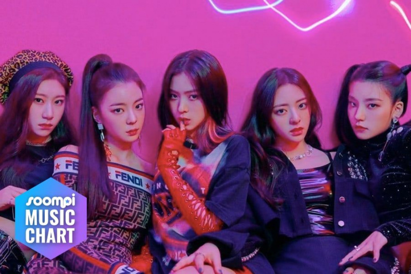 ITZY fastholder nr. 1 med 'DALLA DALLA's K-Pop Music Chart 2019, marts uge 2