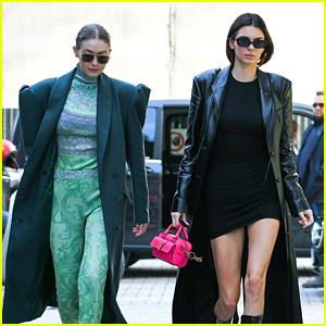 Gigi Hadid i Kendall Jenner fan que la vorera sigui la seva pista a Milà! | Gigi Hadid, Kendall Jenner