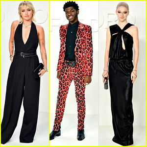 Miley Cyrus begleitet Lil Nas X & Hunter Schafer bei der Tom Ford Fashion Show